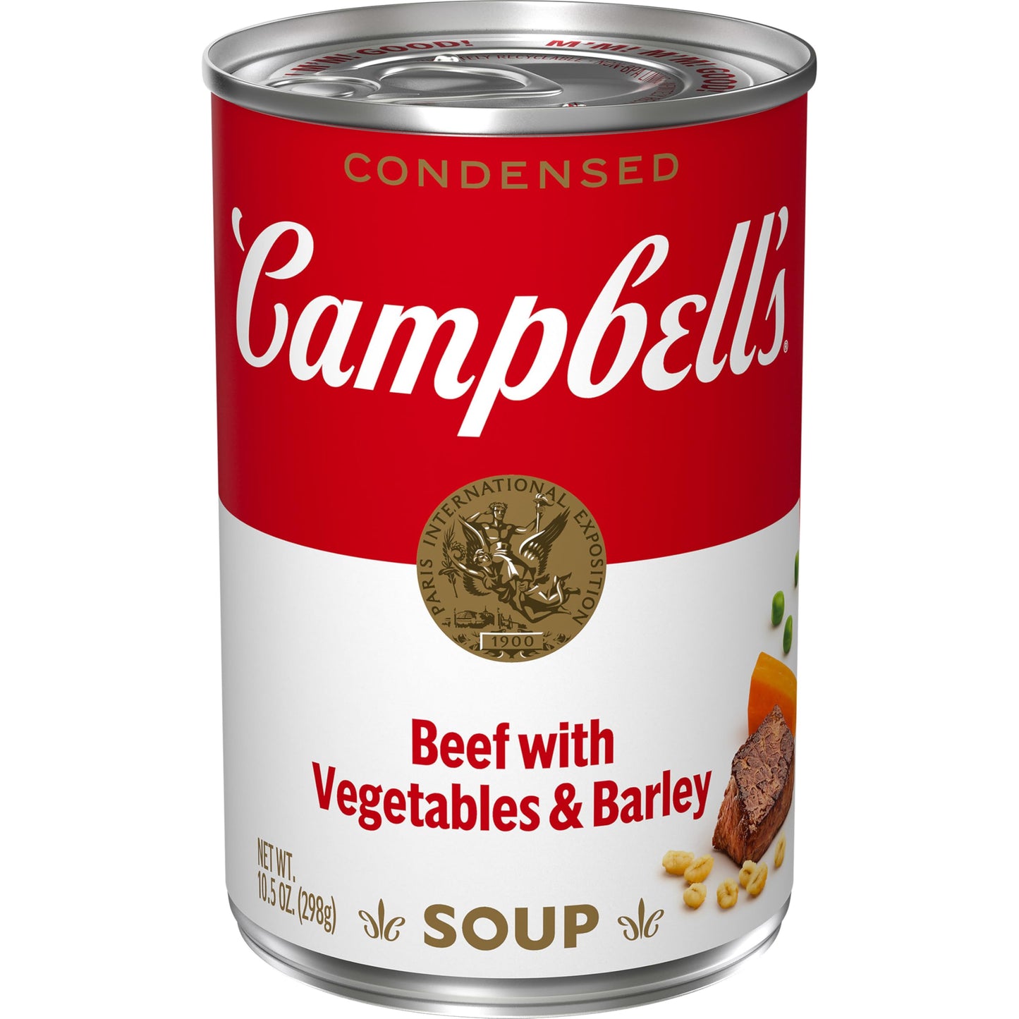 Campbell's Condensed Beef Soup With Vegetables and Barley, 10.5 oz Can