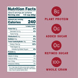 Seven Sundays Organic Muesli Cereal, Farmers Market Almond Date Currant, 12 Oz Bag, Gluten Free, 0g Added Sugar, Enjoy Warm, Cool or as Overnight Oats