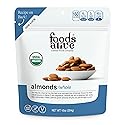 Foods Alive Organic Almonds, Whole , 10 oz (284 g)