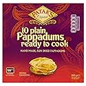 Patak's Plain Ready to Cook Pappadums (10 per pack - 100g) - Pack of 2