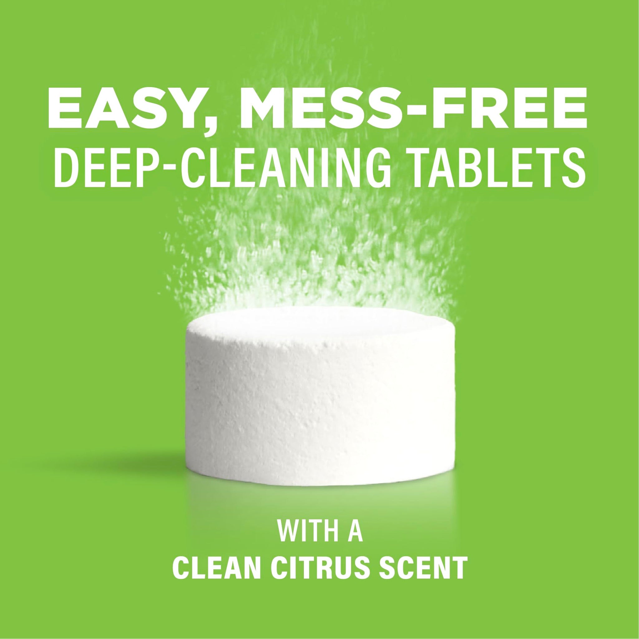 Affresh Garbage Disposal Cleaner, Helps Power Away Odor Causing Bacteria, Debris & Grime in Grind Chamber, Impeller & Drain Pipe, 6 Tablets, 6 Month