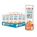 BUBBL'R orange dream freez'r, Antioxidant Sparkling Water with Natural Caffeine, 0g Sugar, Gluten Free, All Natural Flavors, 12 Fl Oz Cans, 12 Count