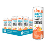 BUBBL'R orange dream freez'r, Antioxidant Sparkling Water with Natural Caffeine, 0g Sugar, Gluten Free, All Natural Flavors, 12 Fl Oz Cans, 12 Count