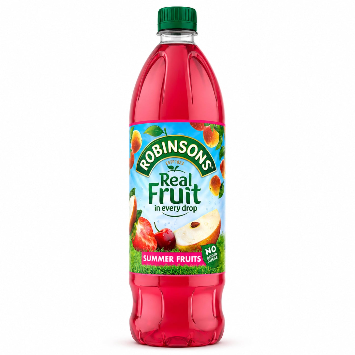 Robinson's Summer Fruits, No Added Sugar, 1-Liter (Pack of 3)