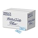 NatraTaste Blue Zero Calorie Aspartame Sweetener Packets, 2000 Ct., Gluten Free, Vegan, Sugar Substitute for Hot and Cold Drinks, Coffee, Iced Tea, Baking and More