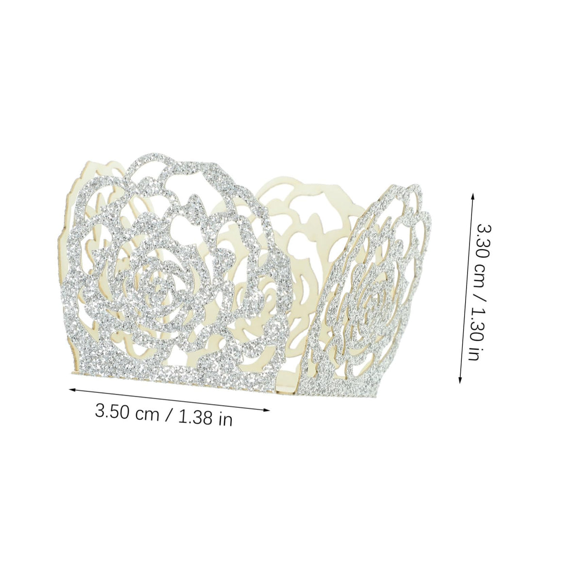 BESTYASH 50Pcs Hollow out Chocolate Cups Paper Wrappers Elegant Truffle Wrappers for Wedding Party Centerpieces Creative Chocolate Packaging Liners