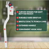 8 Pcs Crevice Cleaning Brush Set - Hard Bristle Cleaning Tools for Grout, Gaps & Narrow Spaces - Multi-Purpose Grout Brush, for Cleaning Bathroom
