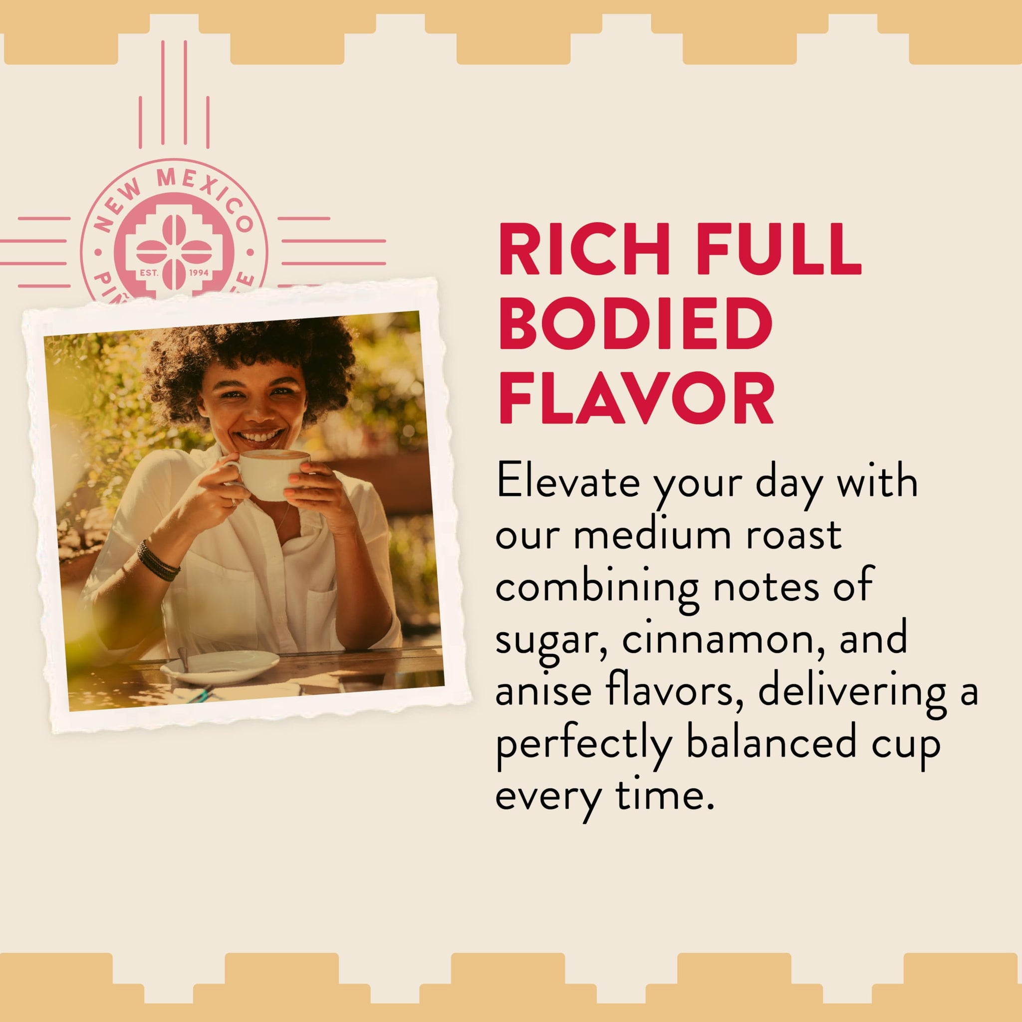 New Mexico Piñon Coffee Naturally Flavored Coffee (Biscochito Ground, 2 pound)