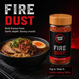 NoodleBomb Fire Dust Chili Sesame Seasoning Blend - Smoky Savory Heat - 3.2 oz Shaker