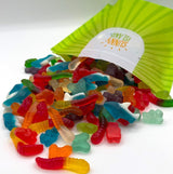 Gummy Candy Mix | 2-Pound Bag | Chewy Gummies for Candy Buffets, Goodie Bags, Dessert Decorating | Blue Sharks, Gummi Bears, Worms & Butterflies |