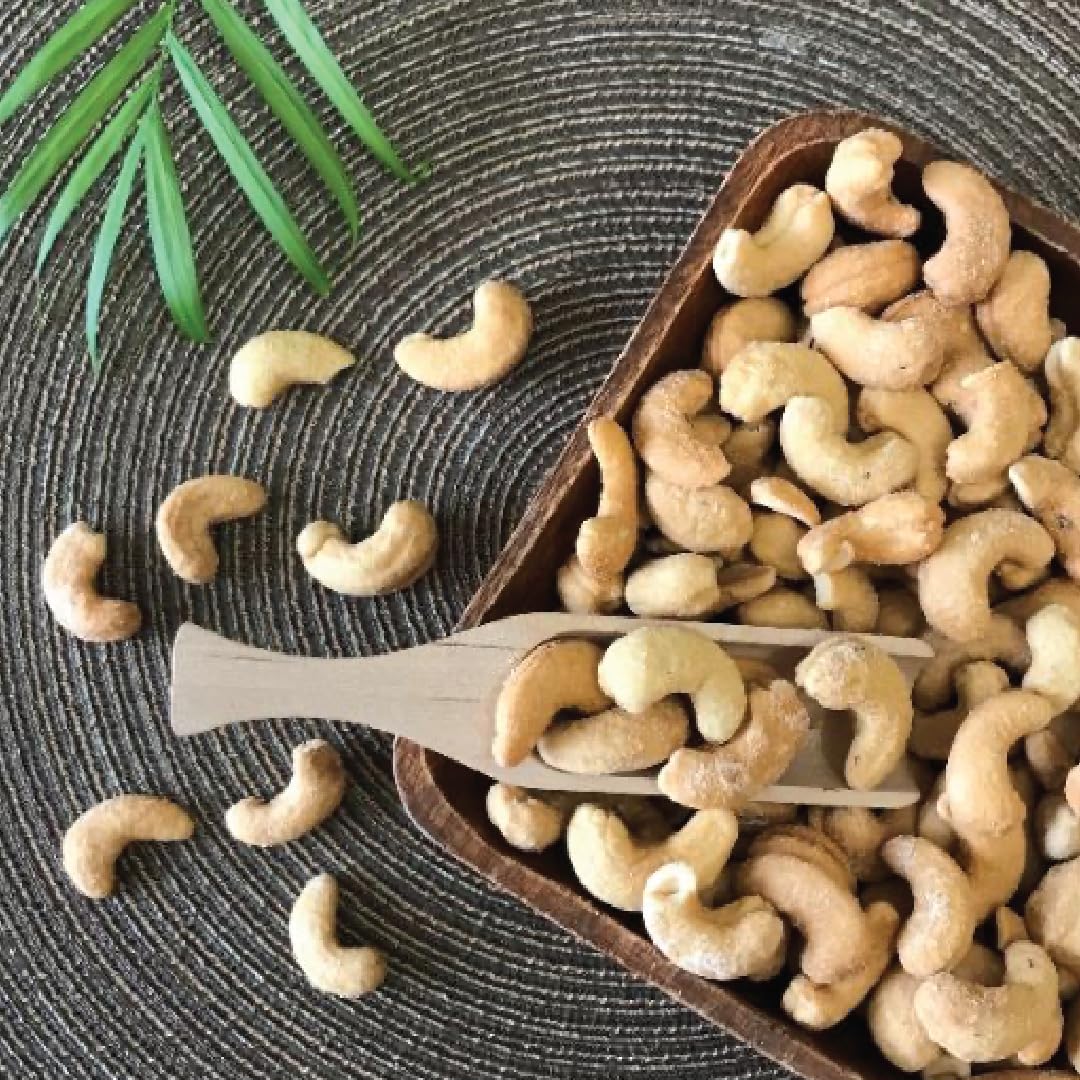 Germack® - Super Large Whole Cashew Nuts - Roasted and Salted (36oz Jar)