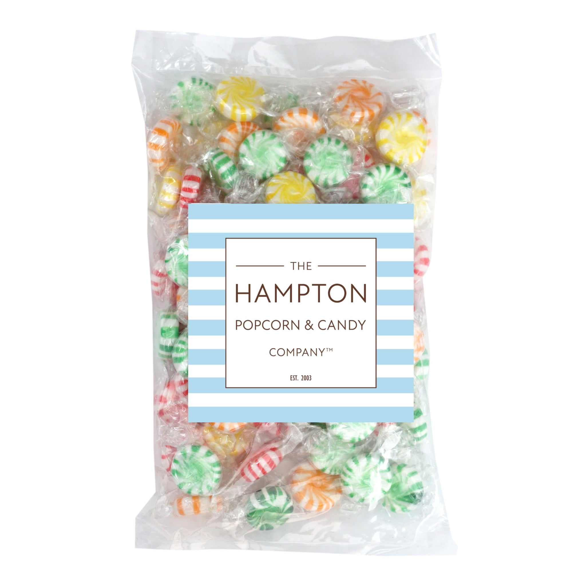 Fruity Starlight Hard Candy, 1 Pound Bulk Candy (Approx. 75 pcs.), Individually Wrapped Hard Candy, Fruit Starlights, The Hampton Popcorn & Candy