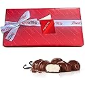 Fannie May Milk Chocolate Vanilla Buttercreams Signature Wrap 1 lb. Box - Gift Basket with Gift Tag & Insulated Box