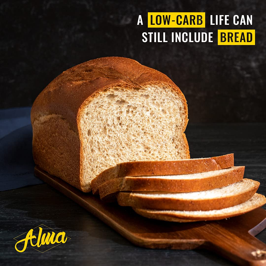 Alma Baking Bread - Low Carb, Low Glycemic, Keto Friendly, Low Calorie, Sugar Free - Sliced Loaf Sandwich Bread (Traditional, 14 Ounces (Pack of 3))