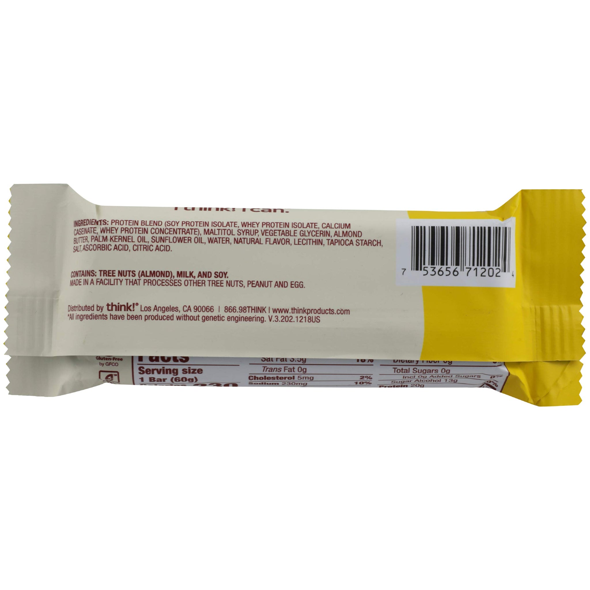 Think Thin Bar Lemon Delight, 2.1 Oz