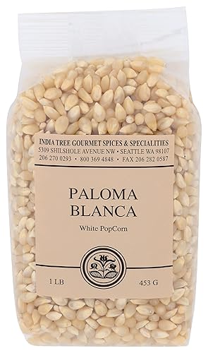 India Tree, Popping Corn Paloma Blanca, 1 LB