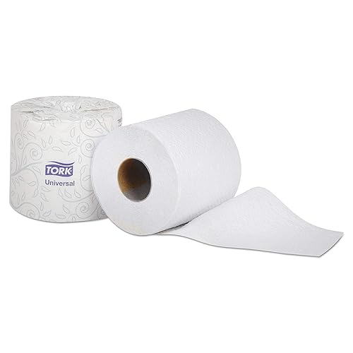 Tork Bath Tissue Roll Universal 2-ply For everyday use at home Biodegradable 4.375x3.75", 500 sheets/roll, 96 rolls/case