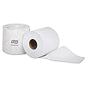 Tork Bath Tissue Roll Universal 2-ply For everyday use at home Biodegradable 4.375x3.75", 500 sheets/roll, 96 rolls/case