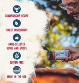 Tuffy Stone The Big Umami Seasoning | 6x World Barbecue Grand Champion | Savory All Purpose Seasoning | Salt, Pepper, Garlic with an Umami Kick | 8.5