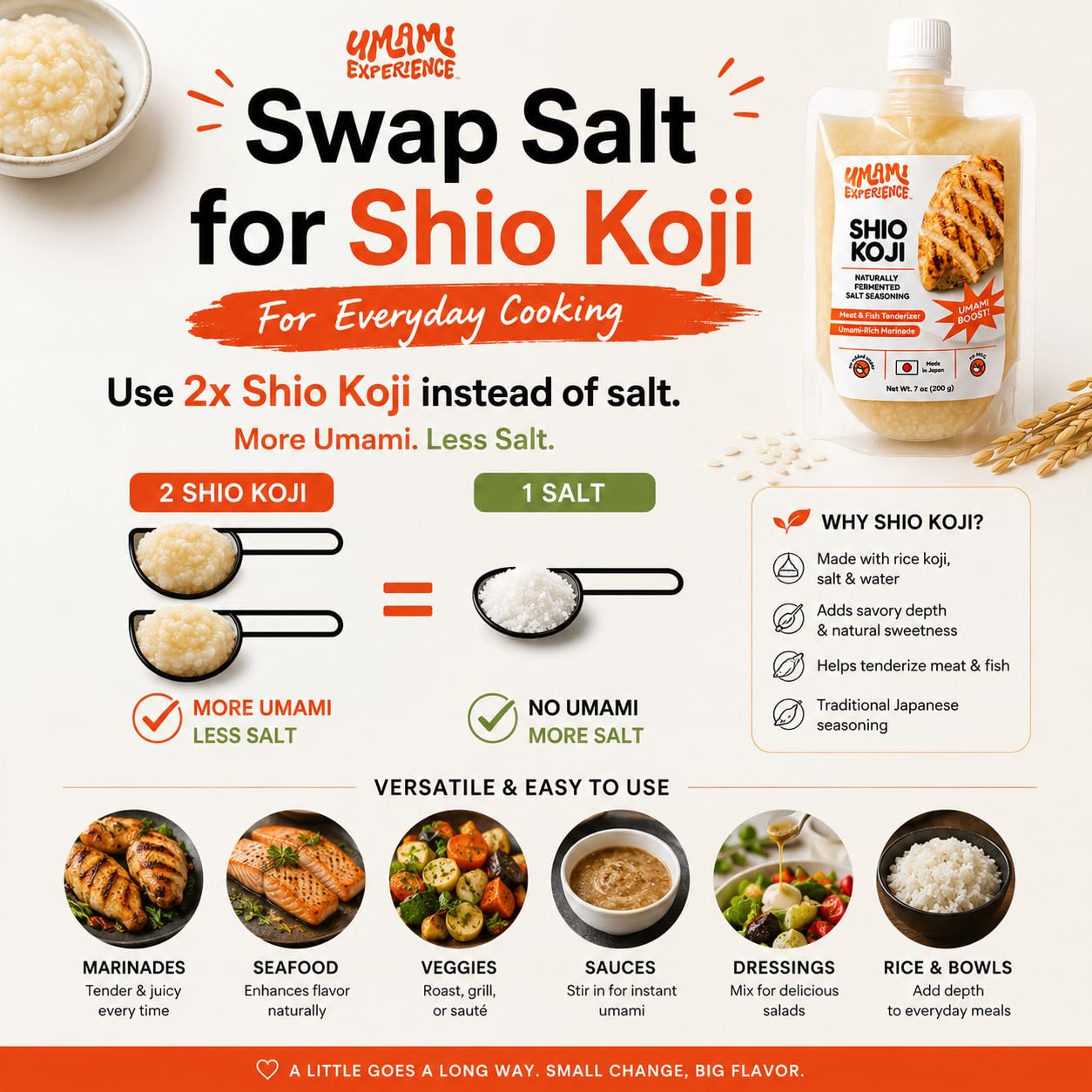 UMAMI EXPERIENCE Shio Koji - Japanese Umami Marinade & Seasoning