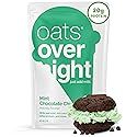 Oats Overnight Mint Chocolate Chip - Overnight Oats with 20g Protein, High Fiber Breakfast Protein Shake - Gluten Free Oatmeal, Non GMO High Protein