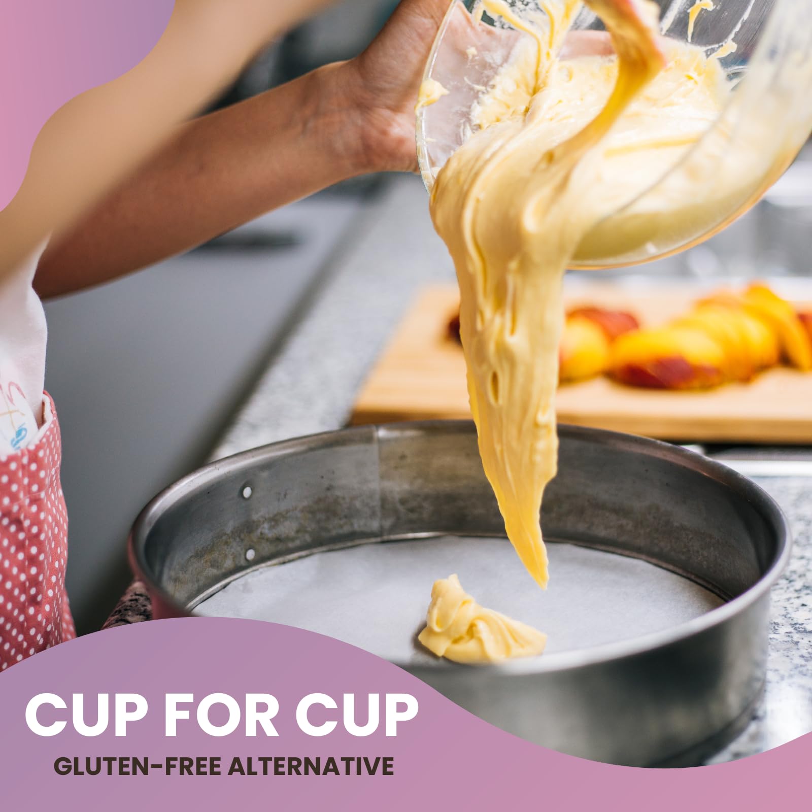 Better Batter Yellow Cake Mix | Certified Kosher, Vegan & Gluten Free Mix for Baking Top 9 Allergen-Free Perfect for Cakes & Cupcakes! Just Add Water, Oil & Eggs Hostess Kitchen Cooking Gifts 1LB Pouch