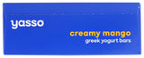 Yasso Creamy Mango Greek Yogurt Bars, 14 FZ
