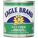 Eagle Brand Fat Free Sweetened Condensed Milk (3 Pack) 14 oz Cans - SET OF 2