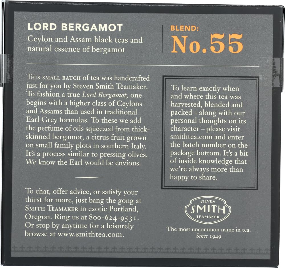 STEVEN SMITH TEAMAKER Lord Bergamot Earl Grey Tea
