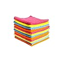generic Microfiber Cleaning Cloth 12 Pieces Microfiber Cloths, Lint Free Cloths for Multiple-use, Powerful Dust Removal Cleaning Rags