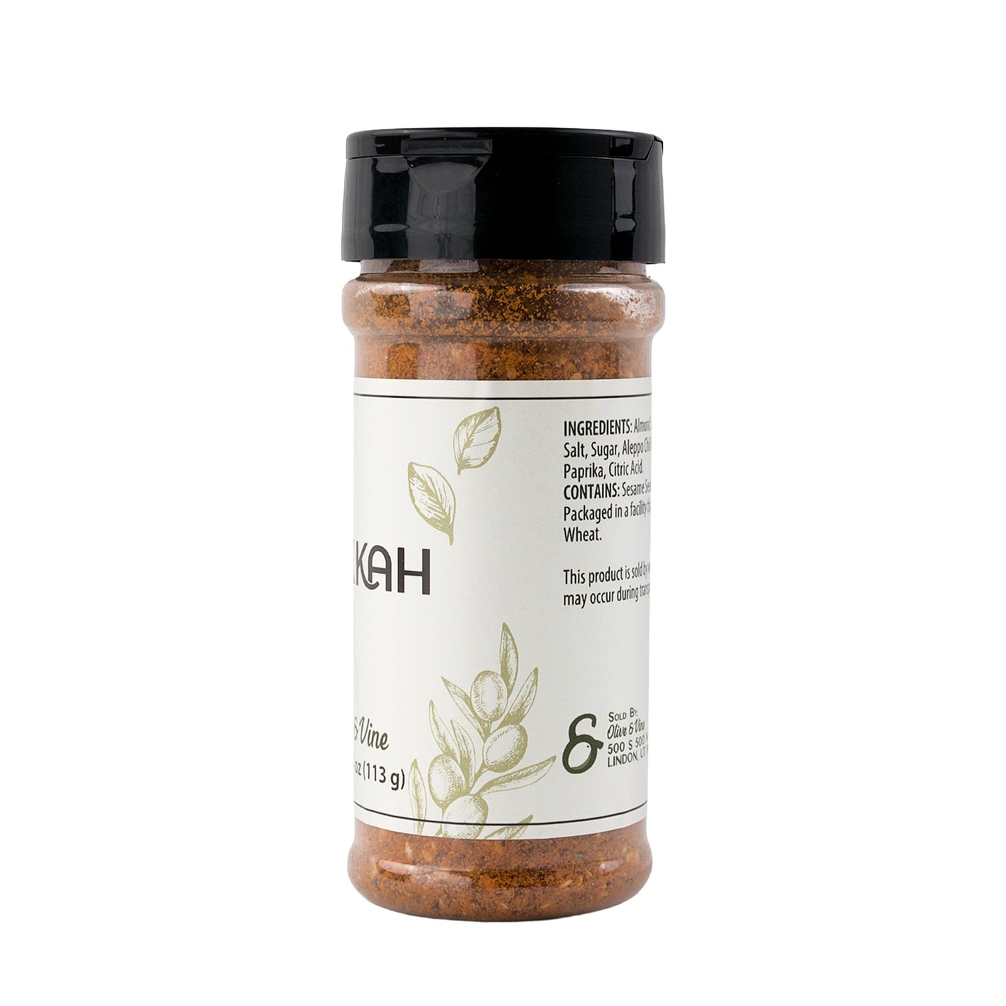 Olive & Vine Dukkah, Nutty & Spicy Blend, For Dipping & Seasoning, Rich Tradition, Authentic Taste, For Global Recipes (4 Ounce)