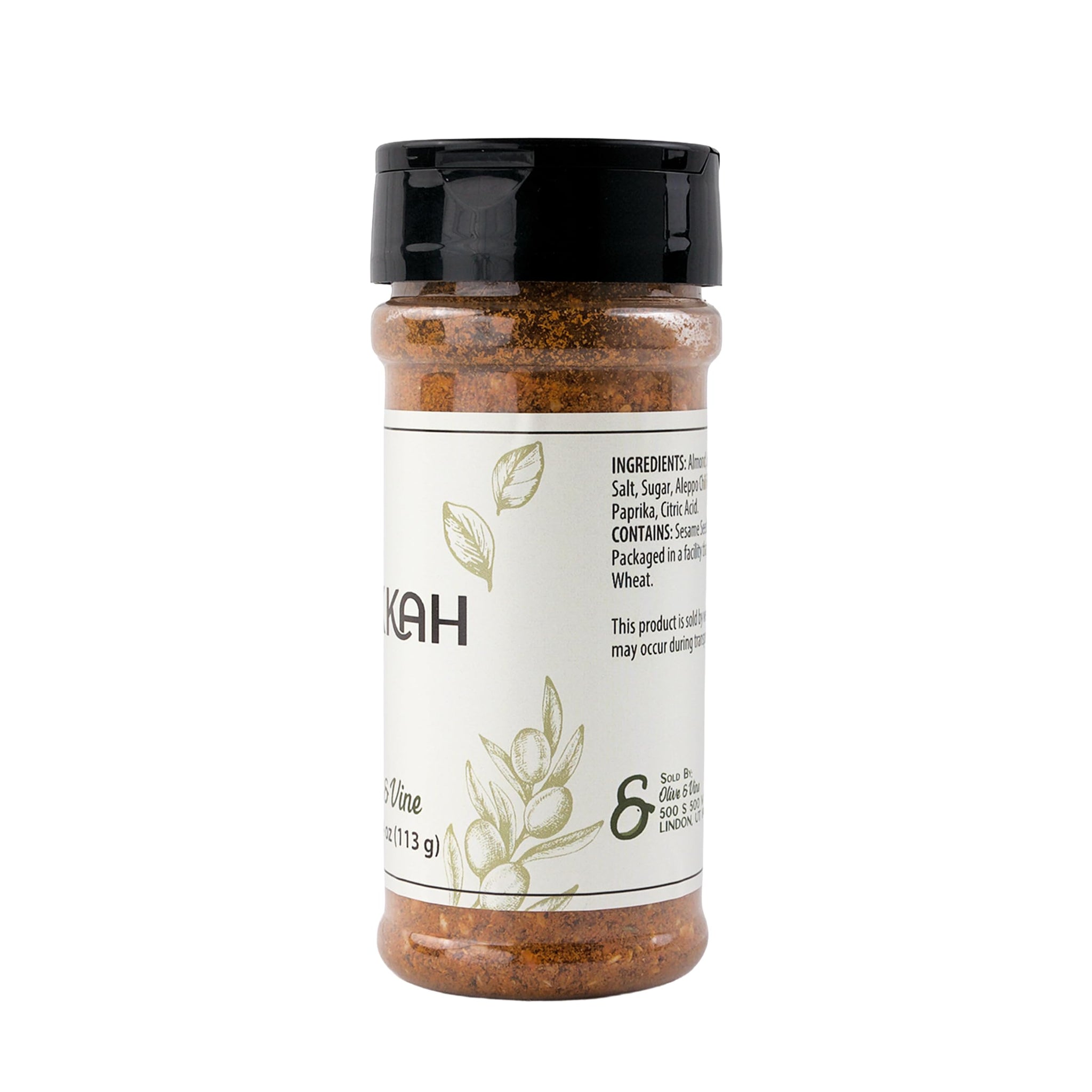 Olive & Vine Dukkah, Nutty & Spicy Blend, For Dipping & Seasoning, Rich Tradition, Authentic Taste, For Global Recipes (4 Ounce)