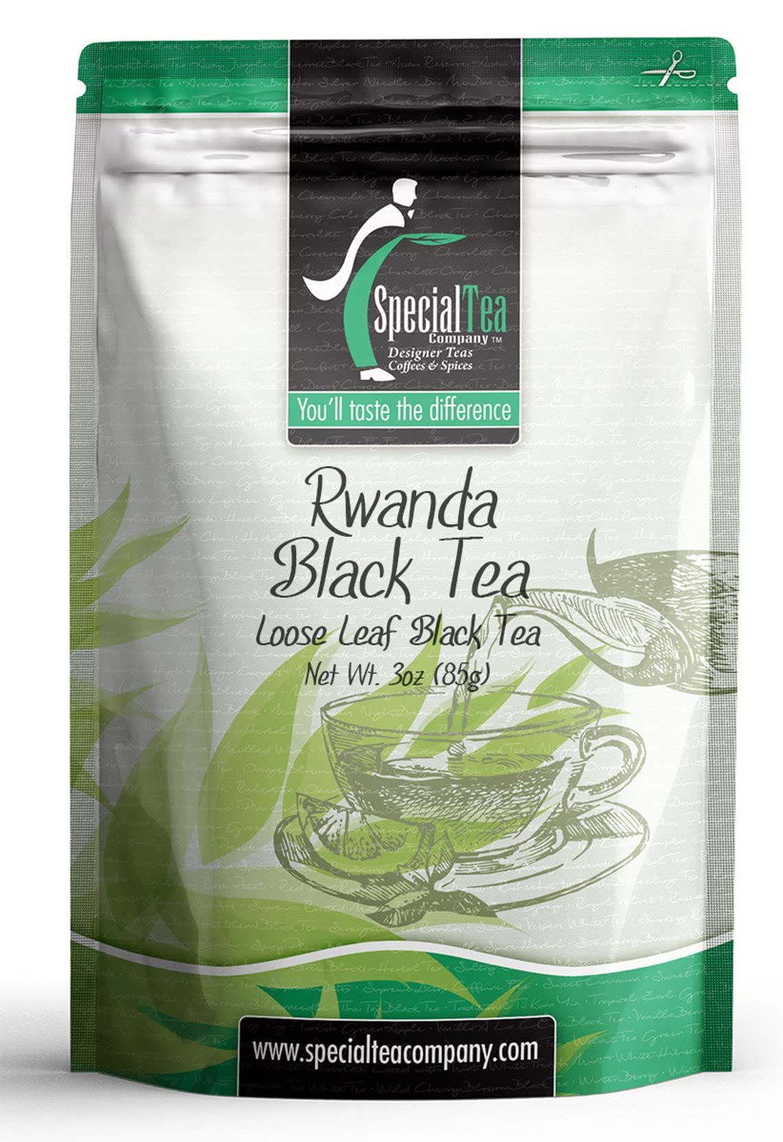 Special Tea Rwanda Black Tea, Loose Leaf, 3 Ounce
