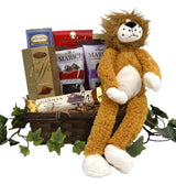 Gift Basket Village: Go Wild Gift - Deluxe Assortment with Chocolates, Wafers, Fudge, Roca Candy & Plush