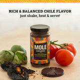 Ya Oaxaca - Mole Sauce - Negro - Medium Spice - Blend of Smoked & Dried Chiles, Spices, & Chocolate - Vegan, Non-GMO, Gluten Free - Great in