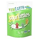 YumEarth Organic Sour Littles Chewy Candy - Allergy Friendly (Top 9 Free), No Artificial Dyes, Non GMO, Gluten Free, Vegan Candy Snacks - 5 Ounce Bag