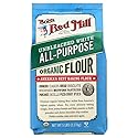 Bob's Red Mill Flour White Unbleached Organic, 5-Pound (Pack of 4)