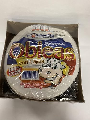 Obleas con cajeta/Milk candy wafer 12Pc 1lb 13.06oz