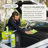 NatureZway Premium Shop Towels - 200 Sheets per Box: Ultra-Absorbent, Eco-Conscious & Durable - Ideal for Car Enthusiasts