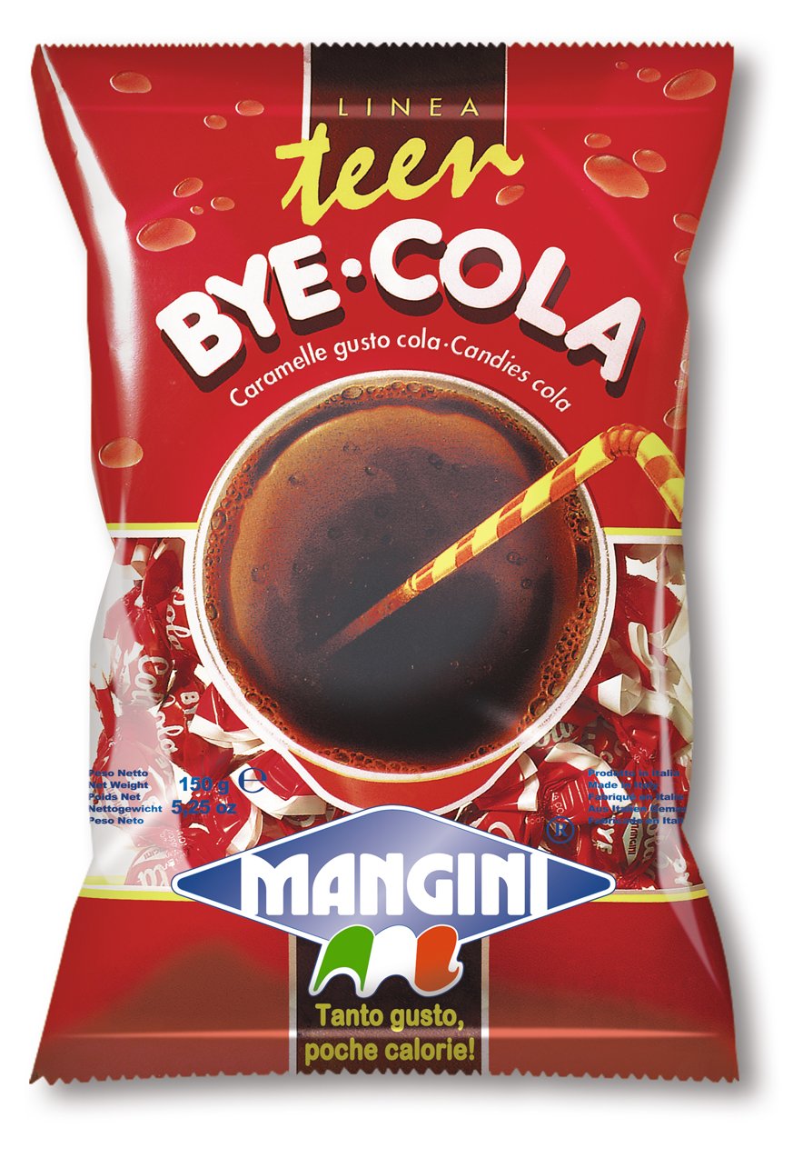 Mangini, Italian Mini Cola Candy (Bye Cola) 150g Bag (8 pcs)