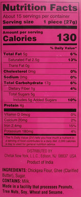 Besan Barfi Pure Ghee (14.1oz)