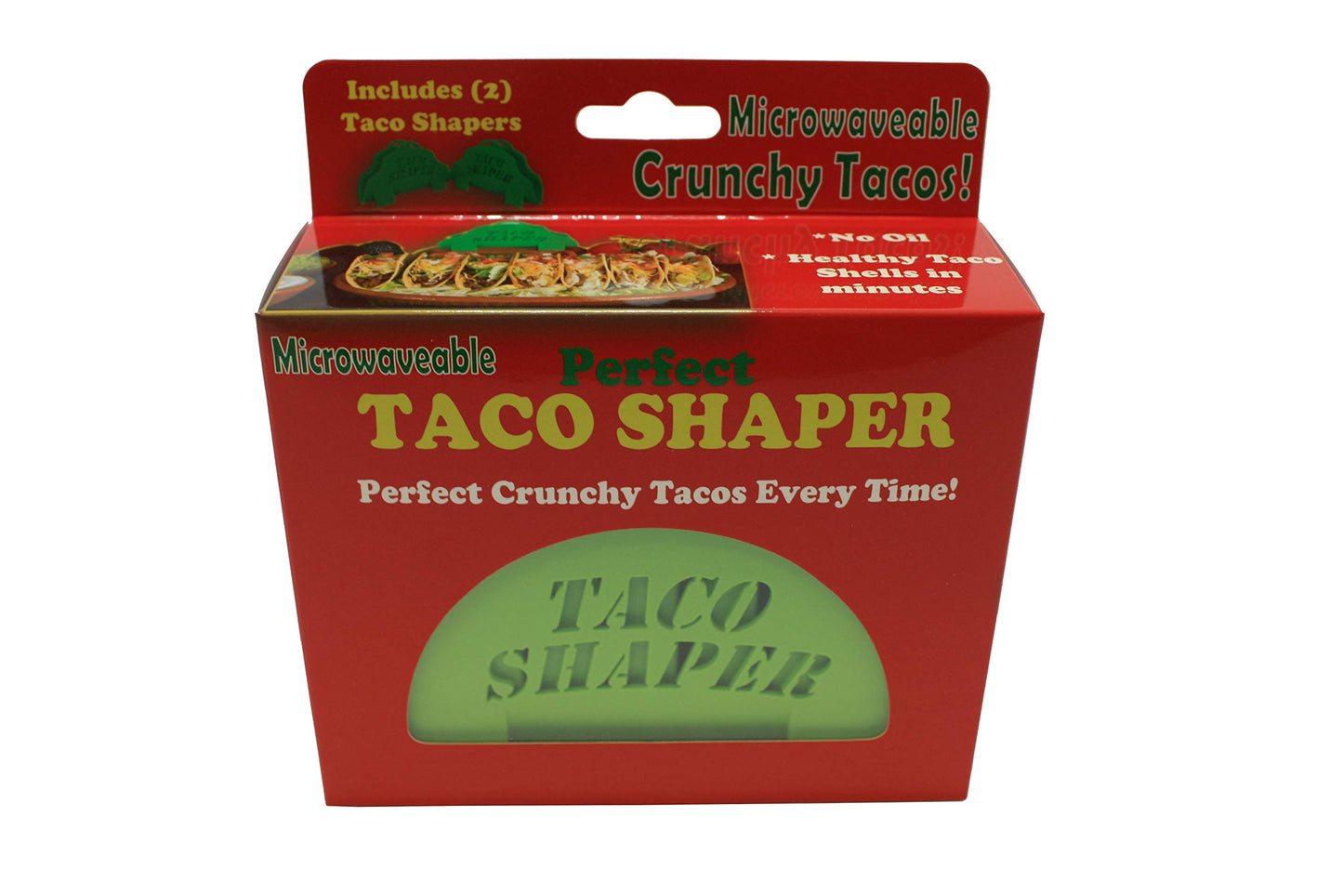 Microwaveable Perfect Taco Shapers (2) Pack