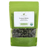 Biokoma Organic Lemon Balm Dried Leaves 50g 1.76oz Melissa Officinalis Loose Herb Calming Relaxing Sleep Digestive Support USDA Organic Herbal Tea