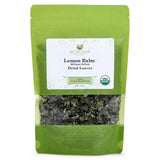Biokoma Organic Lemon Balm Dried Leaves 50g 1.76oz Melissa Officinalis Loose Herb Calming Relaxing Sleep Digestive Support USDA Organic Herbal Tea