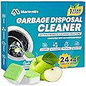 Maravello Garbage Disposal Cleaner and Deodorizer 28 Tablets Sink Foaming Garbage Disposer Freshener - Kitchen Drain Cleaning Pods with Apple Fresh