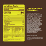 MIILS Meteorite Chocolate Crunch 16 Pack, Cereal Protein Shake, High Protein Breakfast, Rich Chocolate Taste with Crunchy Mix-Ins, Grab and Go