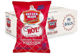 Better Made Special Potato Chips (RED HOT BBQ) - 50 Pack - 50 x 1 oz. Bags - Crunchy, Individual Snacks Made from Fresh Potatoes - Family Owned