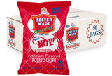 Better Made BBQ Barbecue Potato Chips - Sweet, Red Hot, Honey, Sweet Heat - Snacks - Family Owned Since & Operated (RED HOT, 50 PACK 1OZ) - Snacks