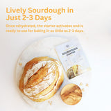 Better Bread Premium Heirloom Sourdough Starter Culture So Blessed Heirloom Style Freeze Dried Starter Culture for Baking Sourdough Bread | Perfect