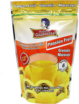 Madame Gougousse Passion Fruit Sweetened Drink Mix, 16 Ounce Resealable Pouch